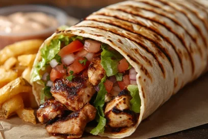 CHICKEN SHISH (5pcs) & HALLOUMI (2pcs)