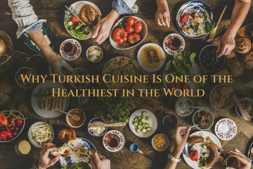 Turkish cuisine is known for its healthy ingredients, balanced meals, and Mediterranean flavours.