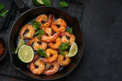 PAN FRIED KING PRAWNS (4pcs)